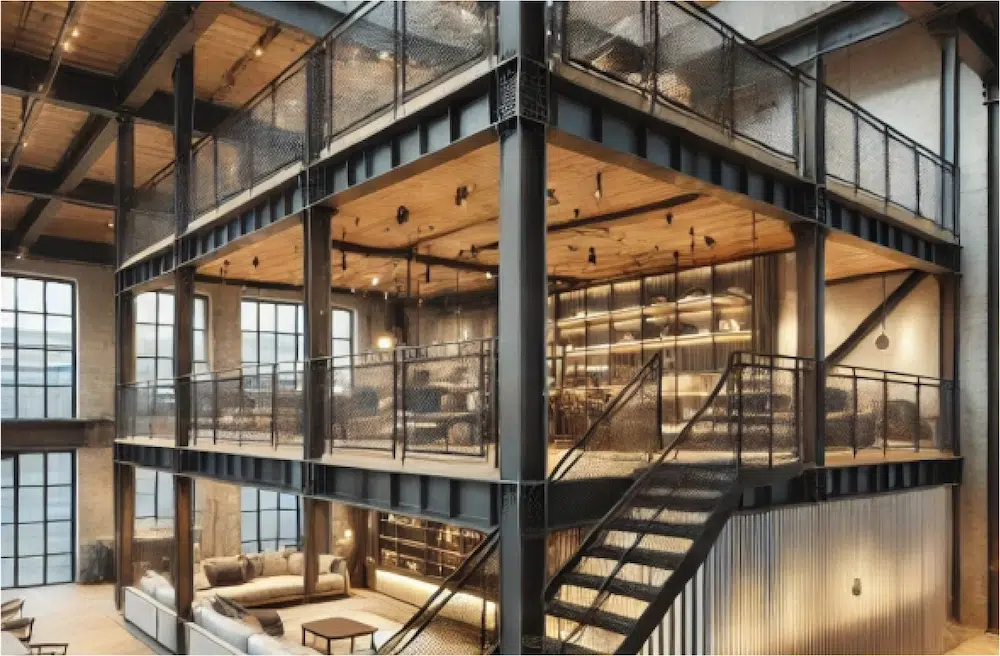 Temporary office spaces & Mezzanine Structures
